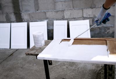 Cabinets Refinishing detail